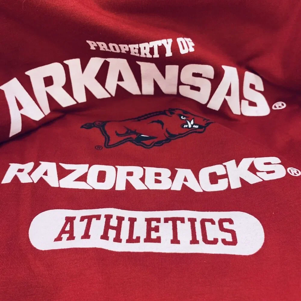 Pets First NCAA Razorback Tee Shirt for Dogs - Officially Licensed Sz Large NEW
